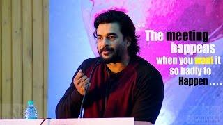 R. Madhavan's inspiring speech 2016