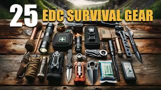 25 Coolest Survival Gear & Gadgets for EDC That Are Worth Buying