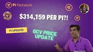 1 Pi Coin = $314,159? Official Pi Network Value Revealed? | GCV Price Update!