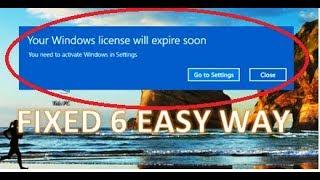 Your windows license will expire soon windows 11, 10 Fix, 5 to 6 Easy way