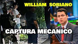 William  Soriano  le ordena a la Policia  Capturar  a un mecánico a las 2 de la mañana