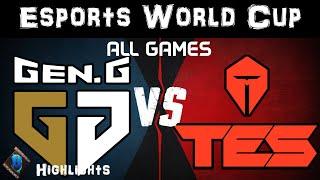 GEN vs TES Highlights ALL GAMES Esports Worlds Cup 2024 Quarterfinals Gen.G vs Top Esports by Onivia