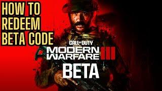 How To Redeem MW3 Open Beta Code - For PlayStation, Xbox, and PC
