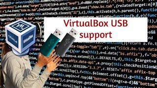 Enable USB support on VirtualBox