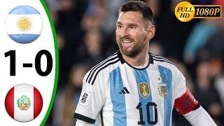 Argentina vs Peru 1-0 - All Goals & Highlights - 2024