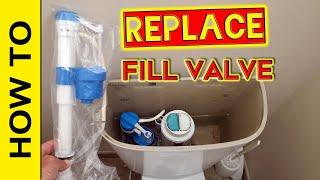 How to Fix and Replace Toilet Fill Valve