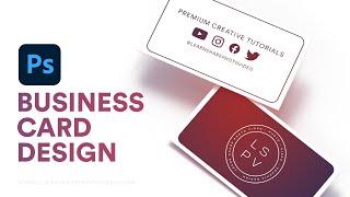 How to Design a Business Card in Photoshop - How to Use Adobe Photoshop (Part 11)