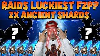 RAIDS LUCKIEST F2P 2X ANCIENT SHARDS ! | DOUBLE LEGGO? DAY 53 | Raid Shadow Legends