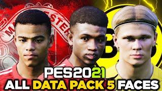 ALL Data Pack 5.0 Faces [DP5 DLC] | eFootball PES 2021 | 4K UHD