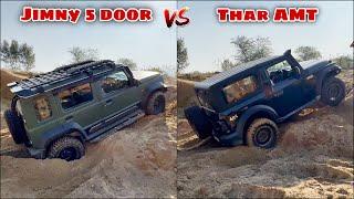 Mahindra Thar automatic vs Maruti Jimny Zeta | Extreme offroad challenge