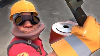 TF2 Engineer uses the Slap of God to build a Sentry