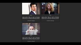 How to create responsive profile cards using HTML AND CSS