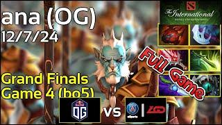 TI8: OG.ana - TI8 Main Event - Grand Finals - TI 2018 - Full Game Phantom Lancer