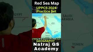 Red Sea Map #UPPCS #geography #mapping