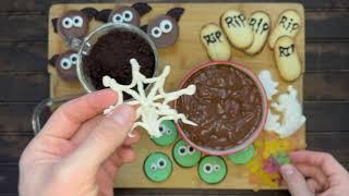 How to Make White Chocolate Spider Webs / Oreo Dirt Cups Pudding Recipe / Halloween Dessert