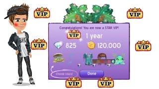 GETTING 1 YEAR STAR VIP :)