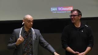 Dan Trommater Keynote Speaker uses rope magic to teach empathy