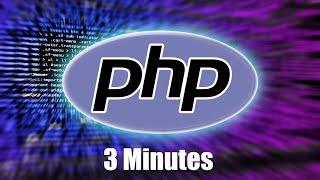 PHP en 3 minutes