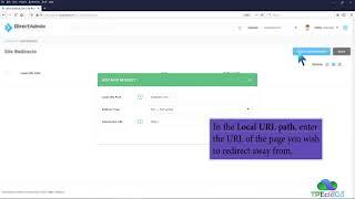TPEcloud Tutorial: How to redirect your website in DirectAdmin