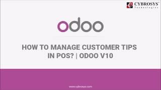 How to manage customer tips in odoo V10