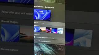 Windows Tips:- Lock Screen Wallpaper Change #pctips #windows #pcbuild