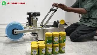 Round Bottle Automatic labelling machine with batch coding machine Labelling with coding machine
