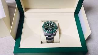 グリーン　サブマリーナ　正規店購入　SUBMARINER Date Hulk 116610LV