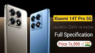 Xiaomi 14T Pro Launch Date In India Price 7x,999 | Full Specifications #NiteshTech