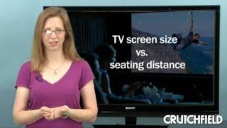 TV Screen Size & Viewing Distance | Crutchfield Video