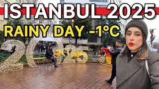 TurkiyeIstanbul 2025,Rainy Day in Nisantasi Luxury Street Amazing Tour |4K