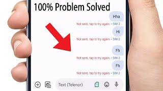 How to Fix "Message Not Sent Tap to Try Again" Error Easily | How to Fix Message Not Sending Problem