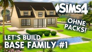 Die Sims 4 Haus bauen ohne Packs | Base Family #1: Grundriss (deutsch)