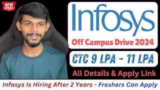 Infosys Is Hiring After 2 Years | Freshers Eligible | Apply Now