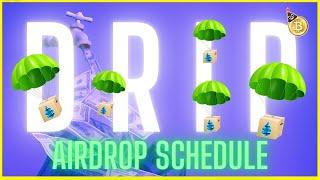 MY DRIP NETWORK TEAMS : Airdrop Schedule and Technical Know How!