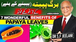 7 Wonderful Benefits of Papaya Leaves |पपीते के पत्ते | برگ پپیتہ کے 7 انوکھے فوائد By_Drjeelani