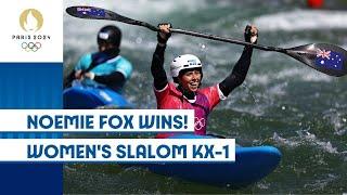  Noemie Fox is GOLDEN | Women's Slalom KX-1 | #Paris2024 Highlights