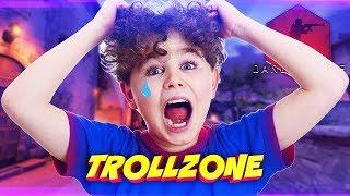 БУСТЕР УЧИТ ШКОЛЬНИКА ИГРАТЬ В DANGER ZONE! - TROLLZONE (ТРОЛЛИНГ В CS:GO)