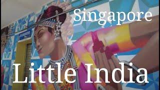 Singapore Tourists Attraction. Episode 231. Little India. A Walk Tour. Tekka Centre. Souvenir Shops.