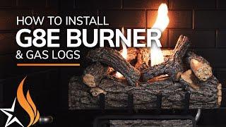 How To Install the G8E Vent Free Fireplace Burner (by Real Fyre)