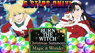 6 STEPS AND OUT! Burn The Witch Round 3 Christmas Summons | Bleach Brave Souls