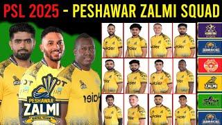 PSL 2025 - Peshawar Zalmi Squad | Peshawar zalmi squad 2025 | Peshawar zalmi Palyers 2025 | PSL 10