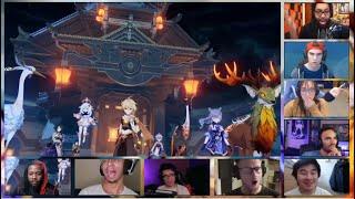 Liyue Archon Quest Finale Cutscene - Reaction Mashup (Genshin Impact)