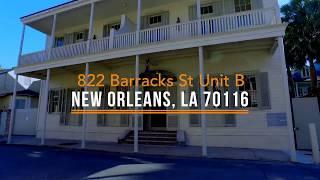 New Orleans Luxury Real Estate- 822 Barracks Street B