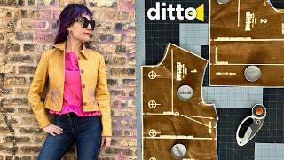 How To Use The Ditto Pattern Projector To Make A Custom Denim Jacket!