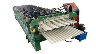 Trapezoid Roofing and Corrugated Sheet Double Layer Roll Forming Machine