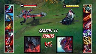 AATROX vs YONE SEASON 11 FIGHTS & Best Pentakills!