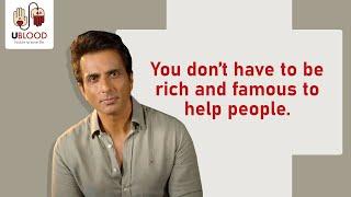 UBlood- You Don’t Need Money to Save People | Ft. Sonu Sood