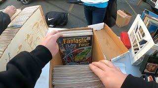 WE PAID $$$ FOR A SHORT BOX OF VINTAGE COMIC BOOKS AT THE FLEA MARKET !!!