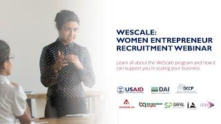 Info Session: WeScale Accelerator Program for Women Entrepreneurs