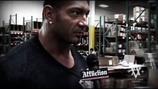 DAVE BATISTA TRAINS AT AFFLICTION